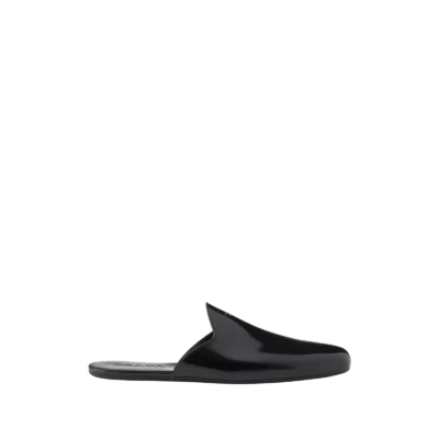 Brushed Leather Slippers