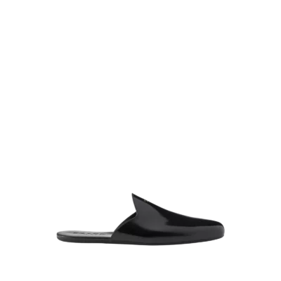 Brushed Leather Slippers