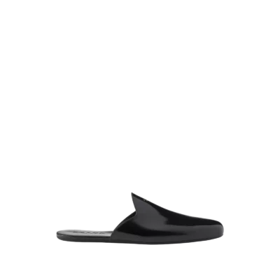 Brushed Leather Slippers