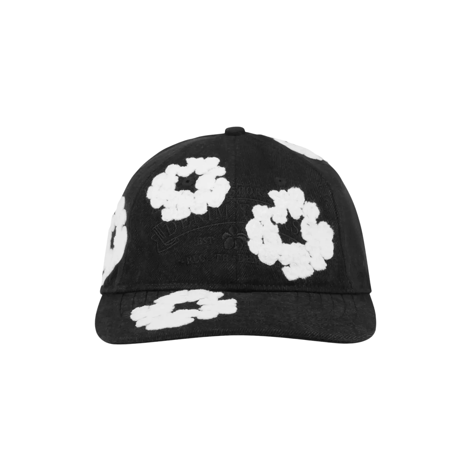 Denim Tears Denim Cotton Wreath Cap Black — Authentic at CLZTURE