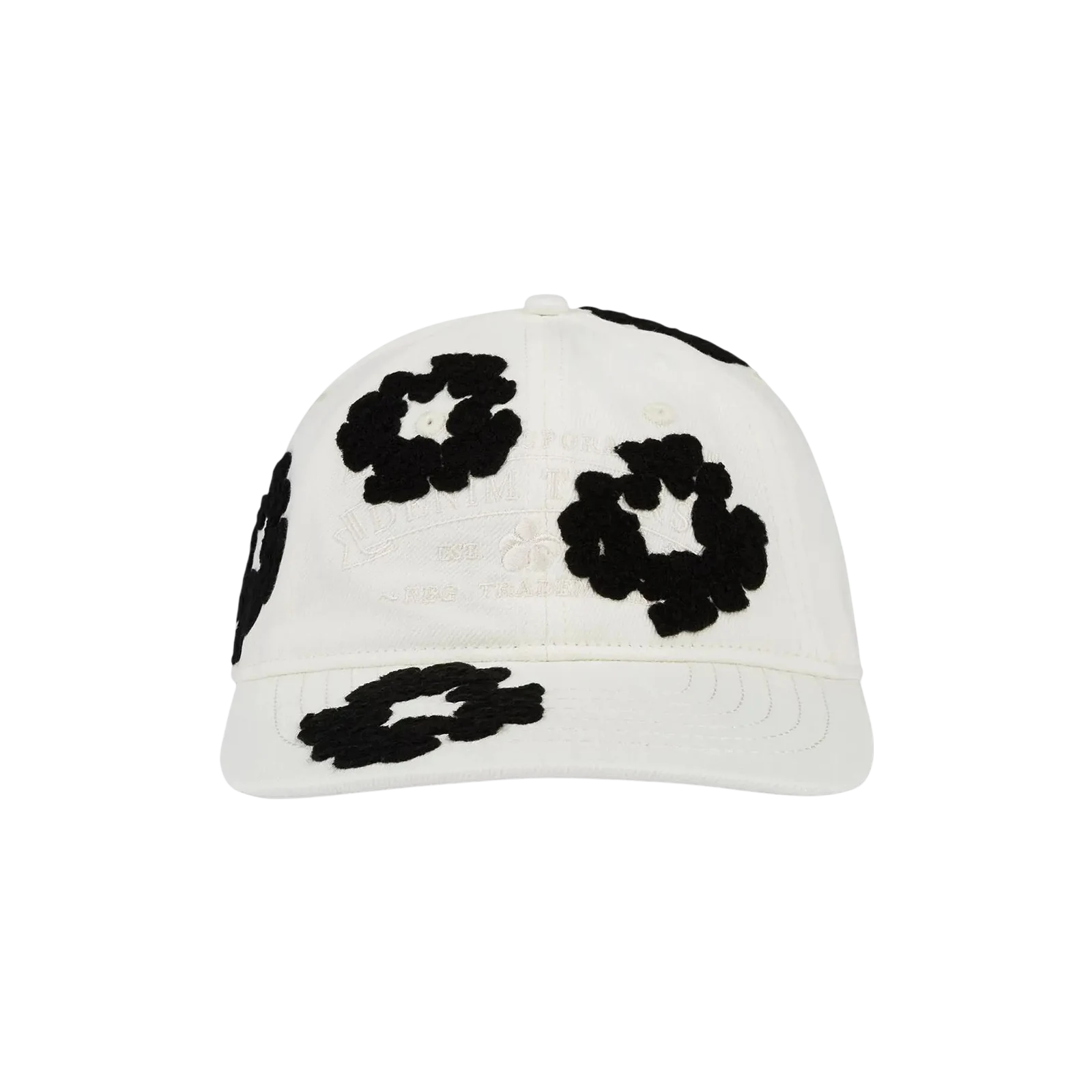 Denim Tears Denim Cotton Wreath Cap White — Authentic at CLZTURE