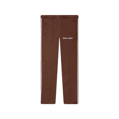 Thin Waist Slim Track Pants « Brown/Off White »
