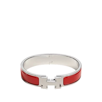 Hermès Bracelet Clic h Red