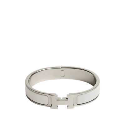 Hermès Bracelet Clic h White
