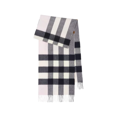 Écharpe En Cachemire Check