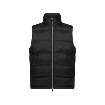 Dior Oblique Doudoune Sans Manche Black