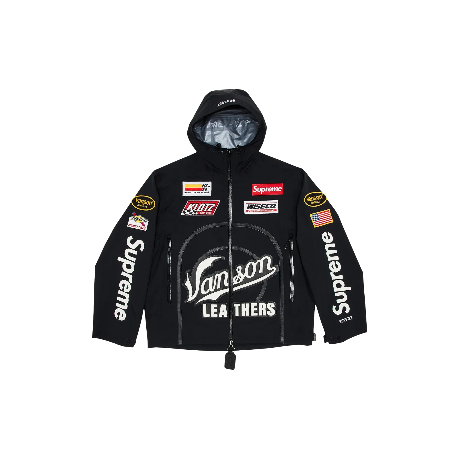 Supreme - Vanson Leathers x Gore-Tex Shell Jacket « Black » | KEAK