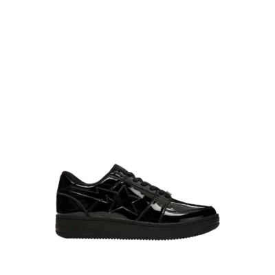 Bape Bapesta Shark M2 Patent Noir